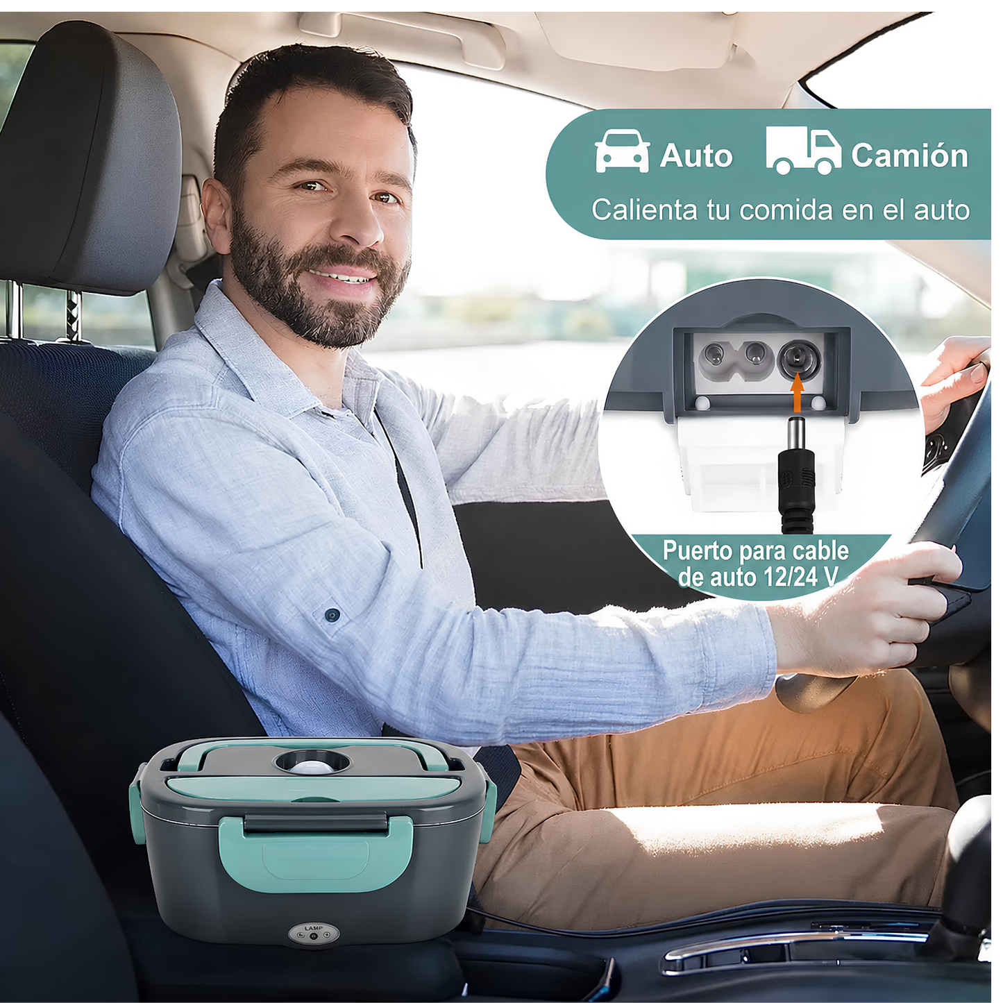 Lonchera Eléctrica Portátil para Auto y Casa | Salvirex